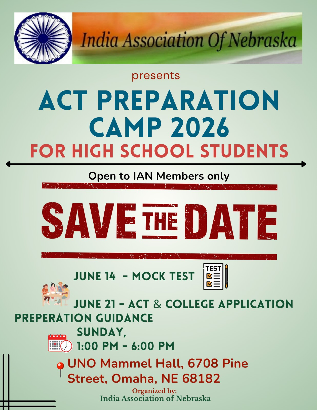 ACT mock test & College application prep guidance